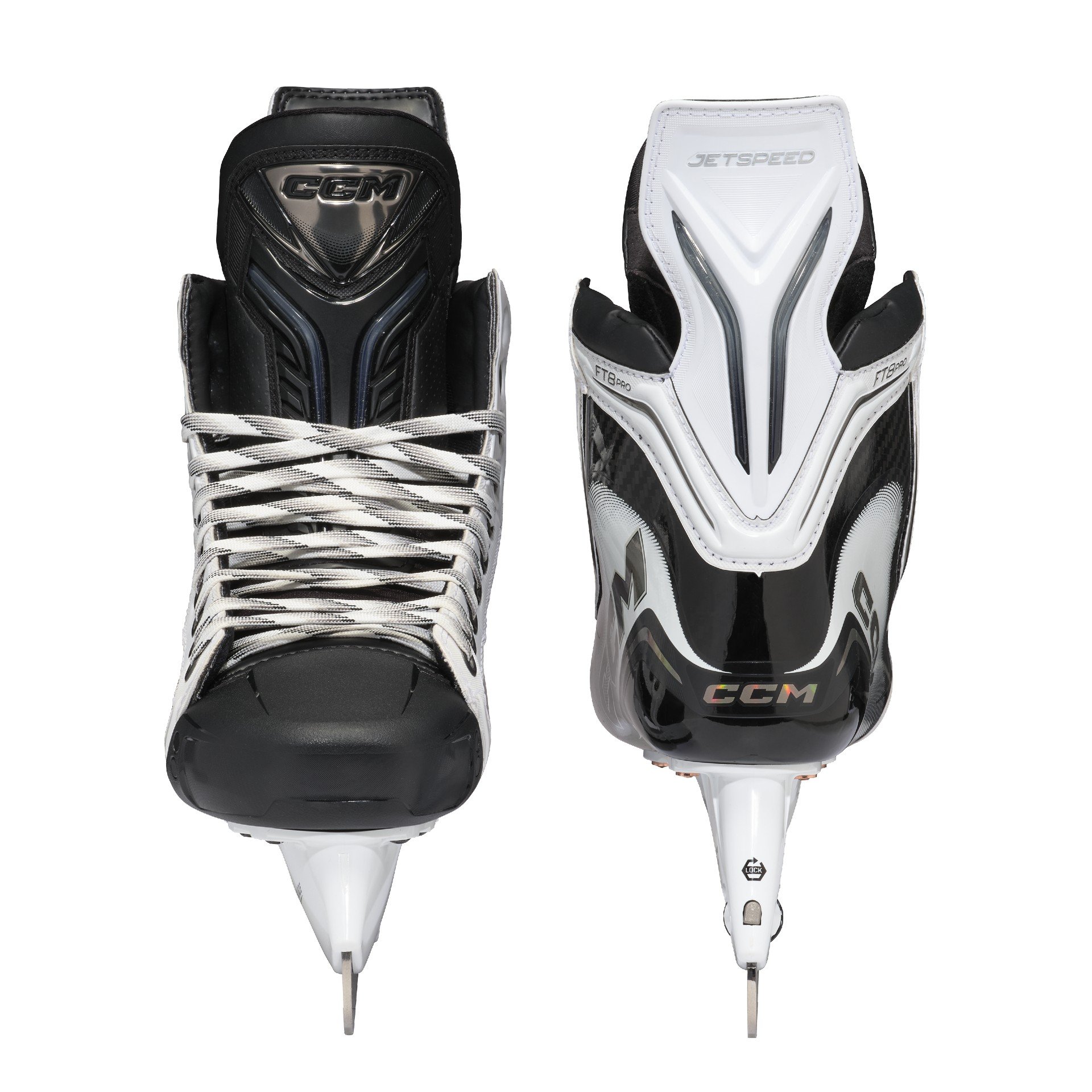 Brusle CCM JetSpeed FT8 Pro Senior White