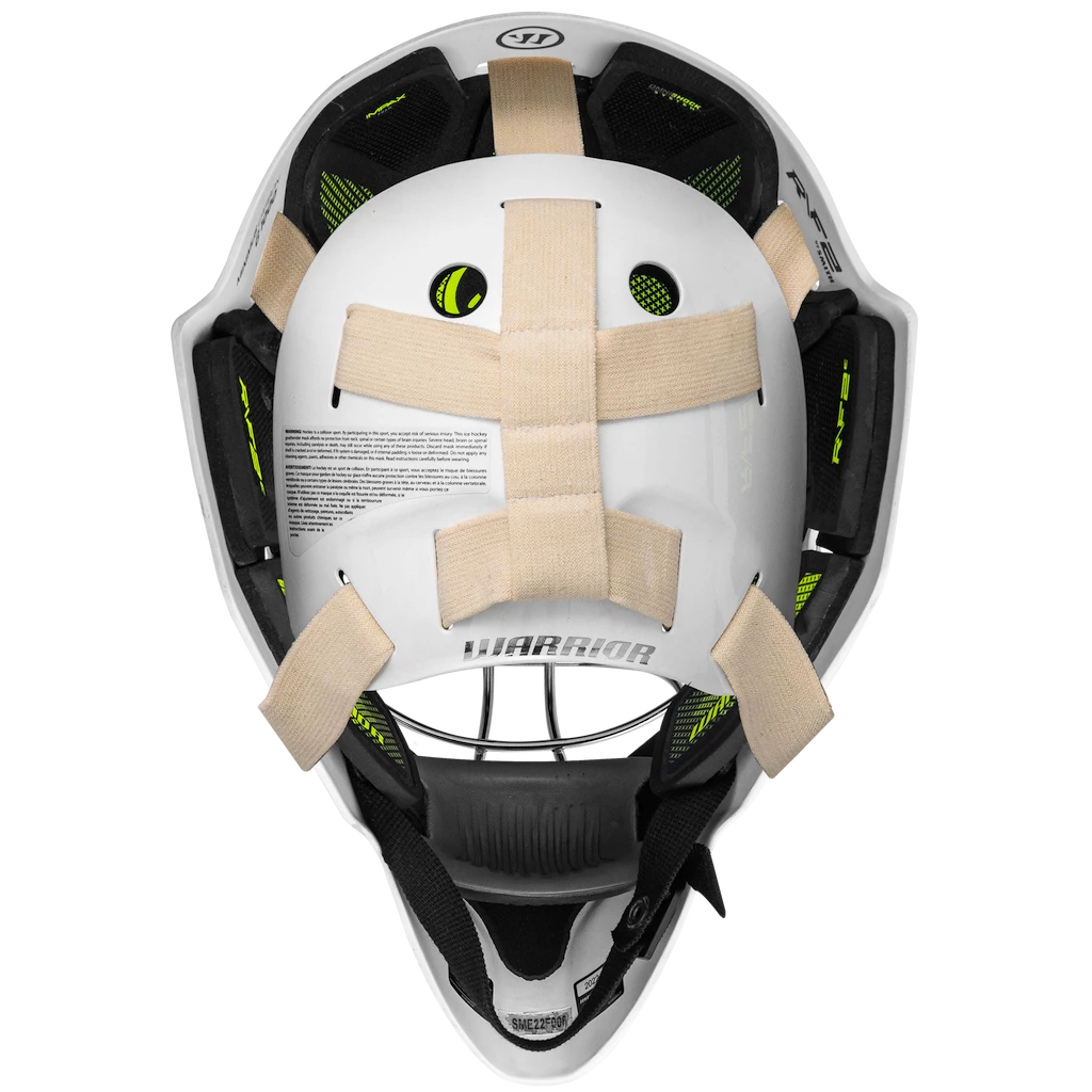 Brankářská maska Warrior Ritual F2 E White 