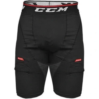 Kraťasy se suspenzorem CCM Compression Shorts Jock JR 2022
